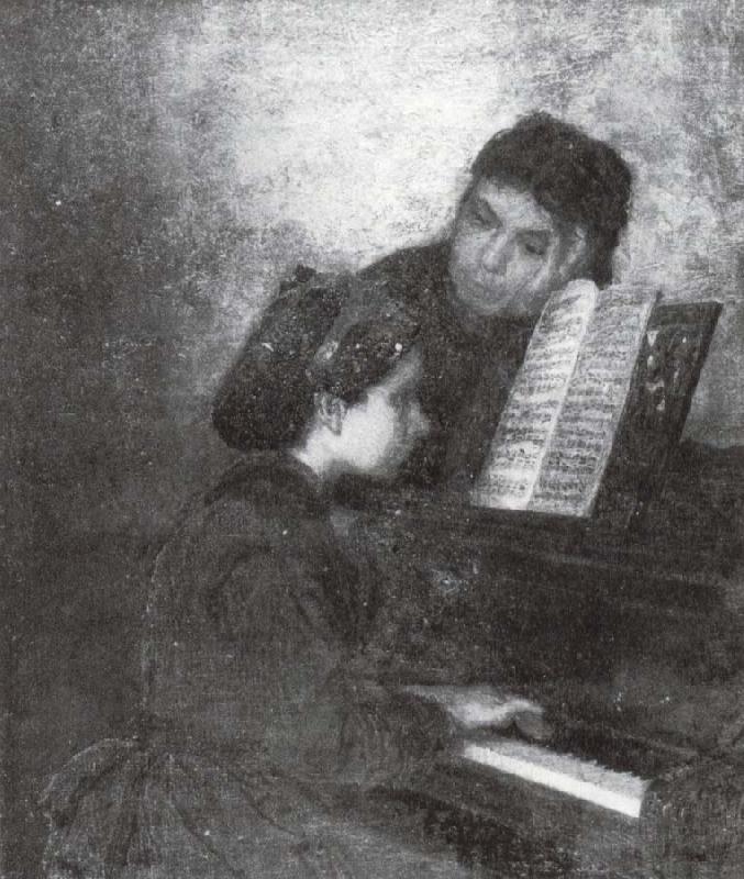Thomas Eakins Am Klavier china oil painting image